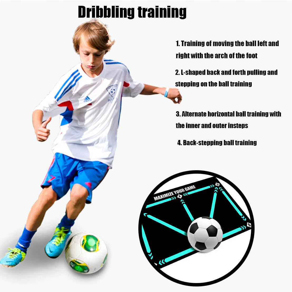 Non-Slip Football Train Mat for All Levels