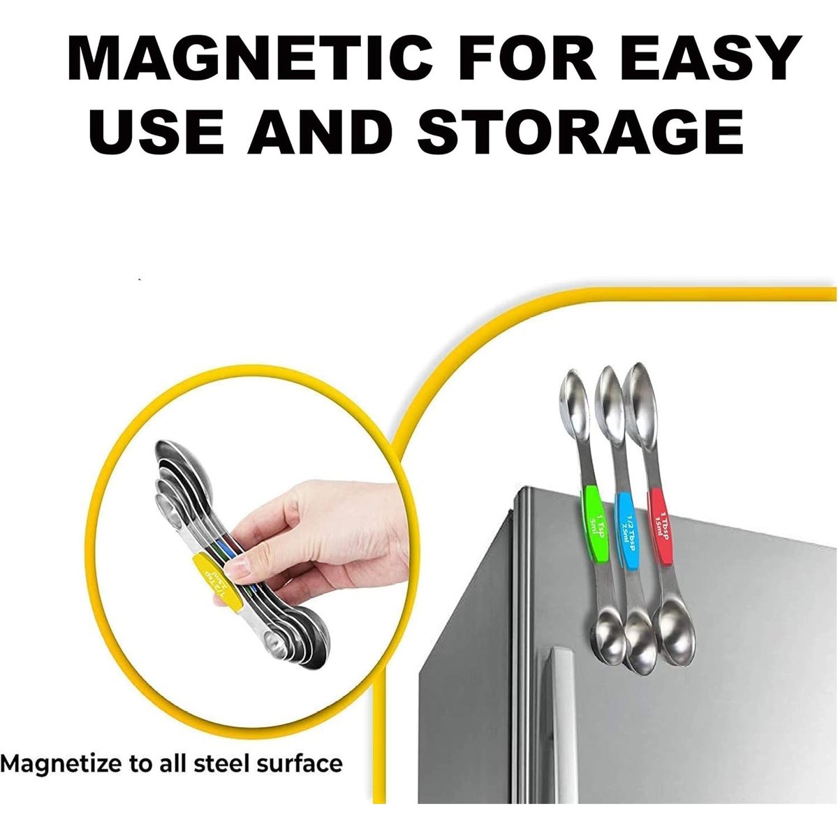 Stainless Steel Magnetic Measuring Full Set