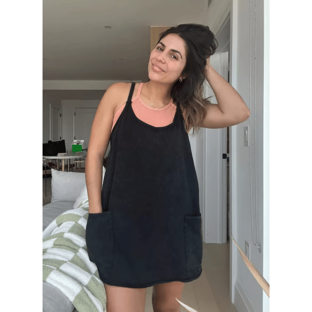 Women's Sleeveless V-Neck Tennis Dress with Built-in Shorts & Pockets || Pack Of 4