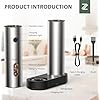 Rechargeable Salt and Pepper Shakers