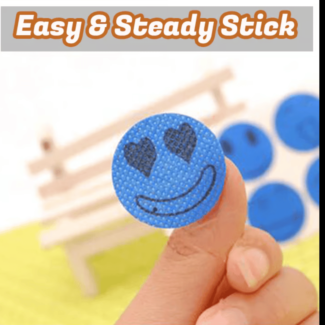 🦟SAY GOODBYE TO MOSQUITOES - Smiley Mosquito Repellent Patch 350 Days Pack (Pack Of 350)