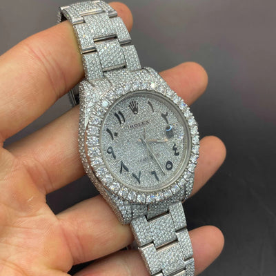 Classic Fully Iced Out Watch Automatic For Men & Women