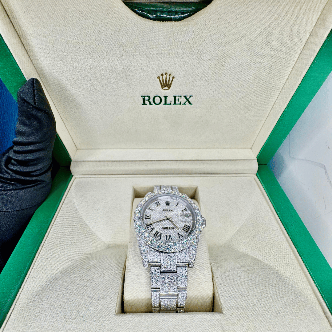 Fully Iced Out Watch Automatic For Men & Women