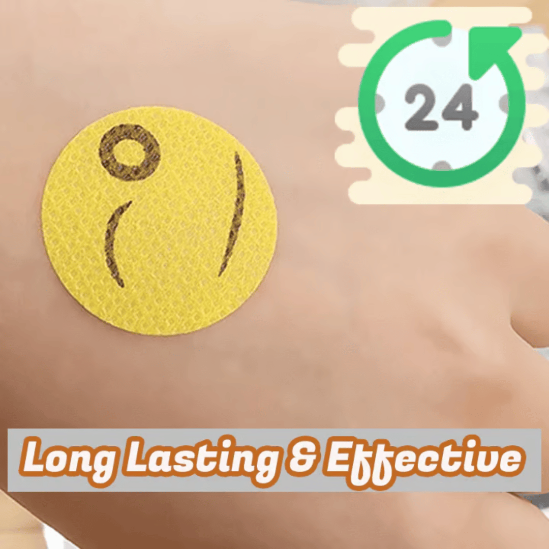 🦟SAY GOODBYE TO MOSQUITOES - Smiley Mosquito Repellent Patch 350 Days Pack (Pack Of 350)