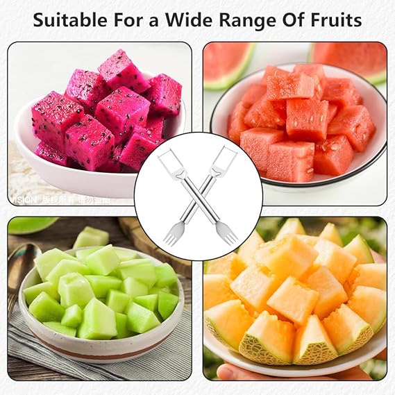 2-in-1 Stainless Steel Fruit Cutter