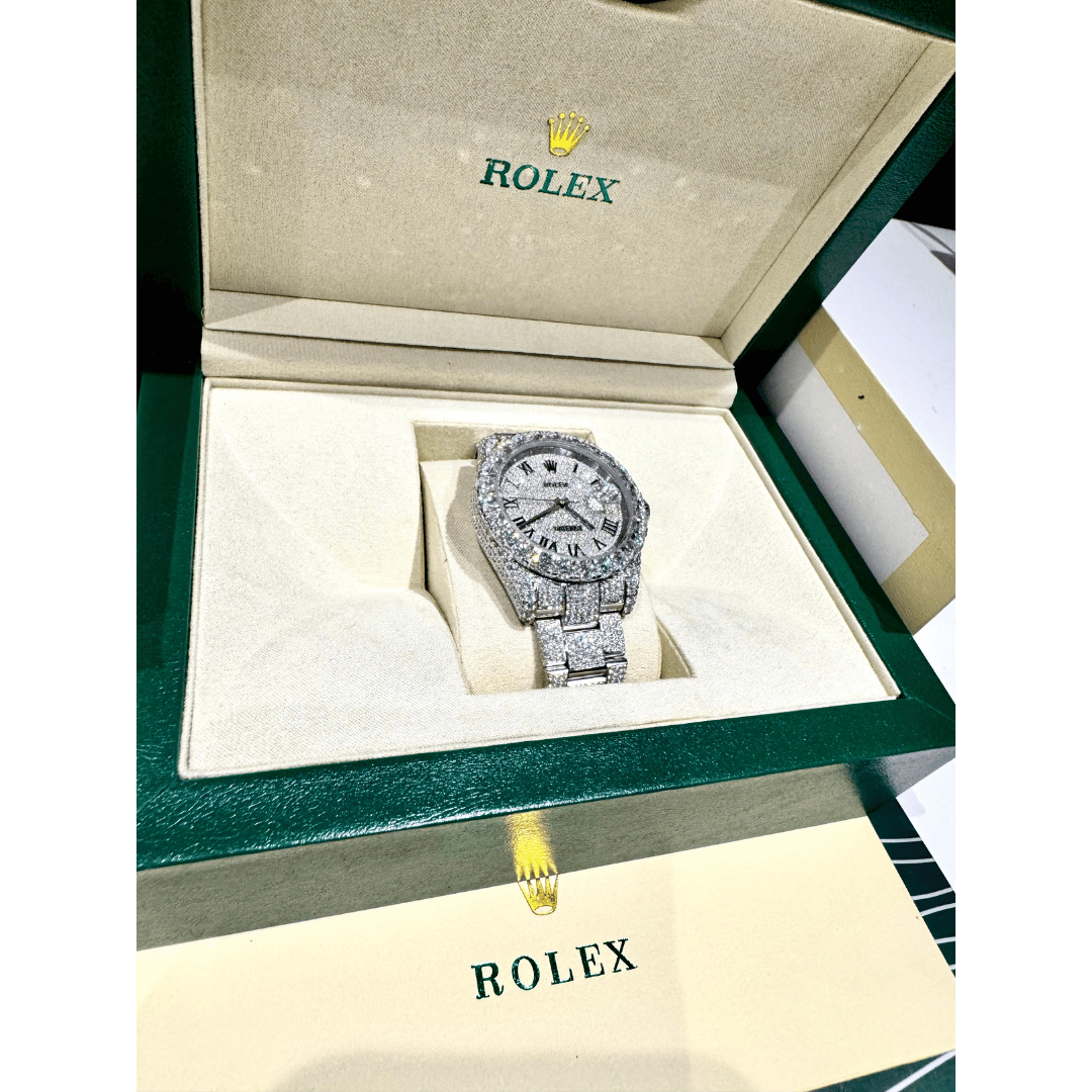Fully Iced Out Watch Automatic For Men & Women