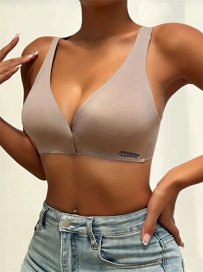 Deep V Push-up Bra (Pack Of 10 Mixed Colours)