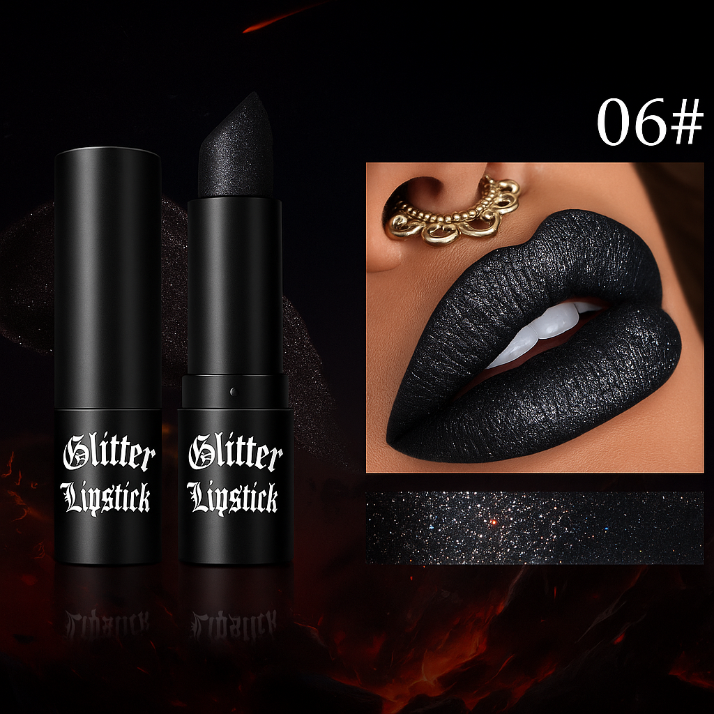 💄✨ VelvetSpark 7-Shade Matte Glitter Set 🎨 (Pack Of 7)