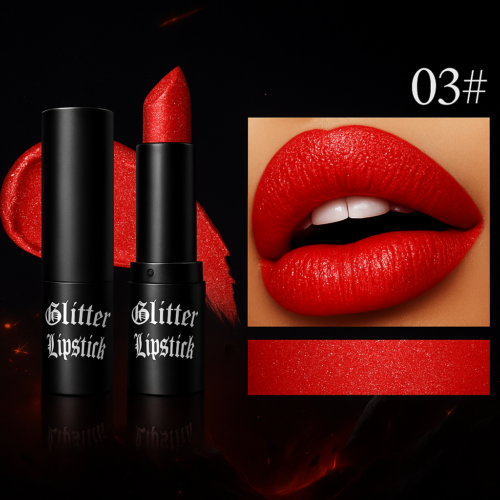 💄✨ VelvetSpark 7-Shade Matte Glitter Set 🎨 (Pack Of 7)