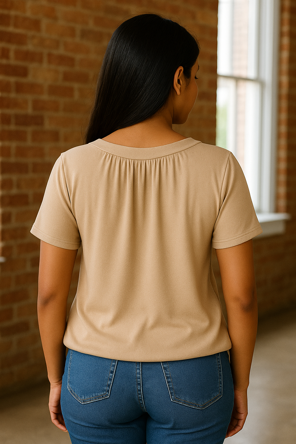 ✨Women's Casual Short Sleeve V Neck Basic T-shirts Buy 1 Get 1