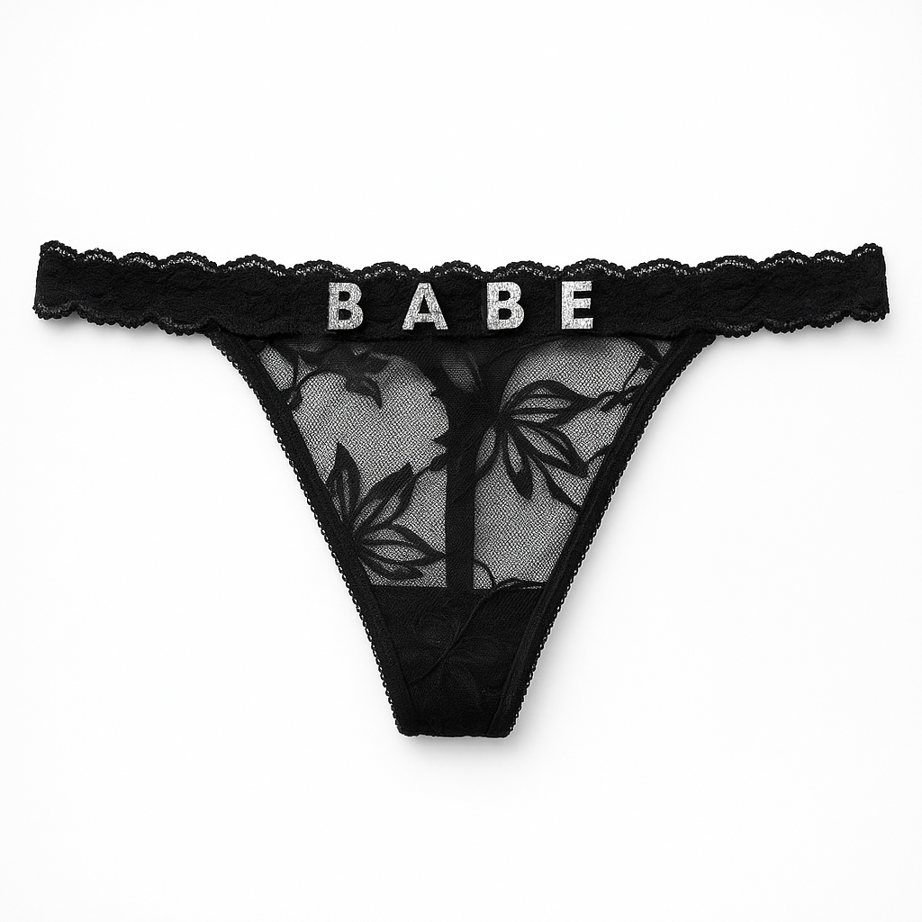 Crystal Babe Lace Thong – Pack of 8 + 1 Free
