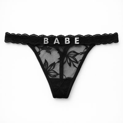 Crystal Babe Lace Thong – Pack of 8 + 1 Free