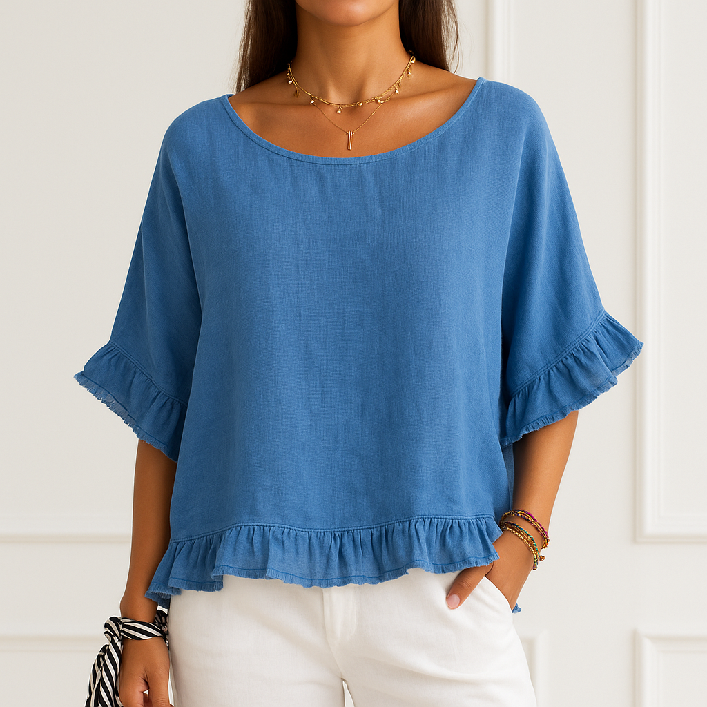 M-2XL cotton linen loose fit top Buy 1 Get 2 Free Today!!