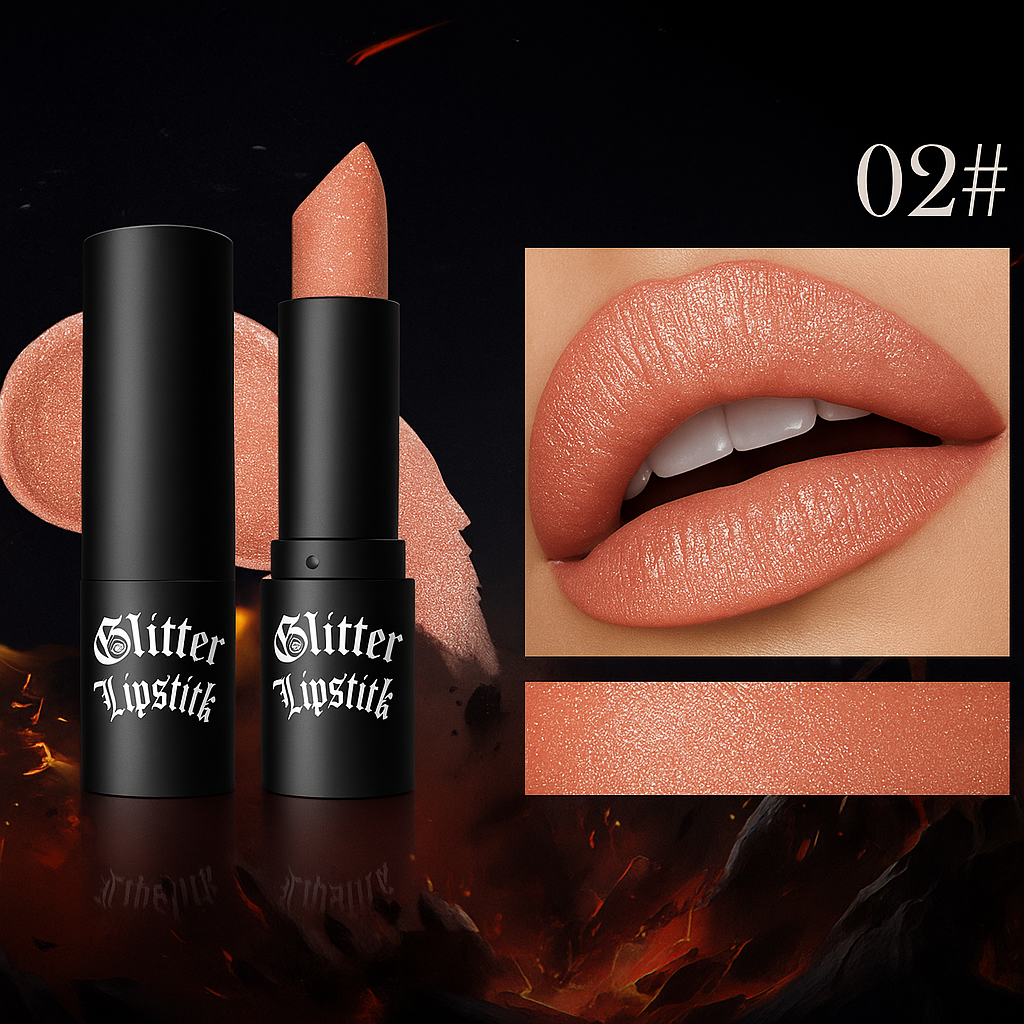💄✨ VelvetSpark 7-Shade Matte Glitter Set 🎨 (Pack Of 7)