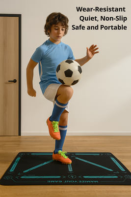 Non-Slip Football Train Mat for All Levels