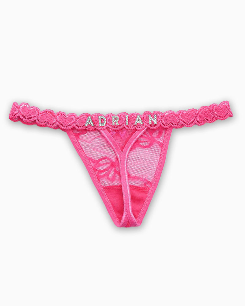 Crystal Babe Lace Thong – Pack of 8 + 1 Free