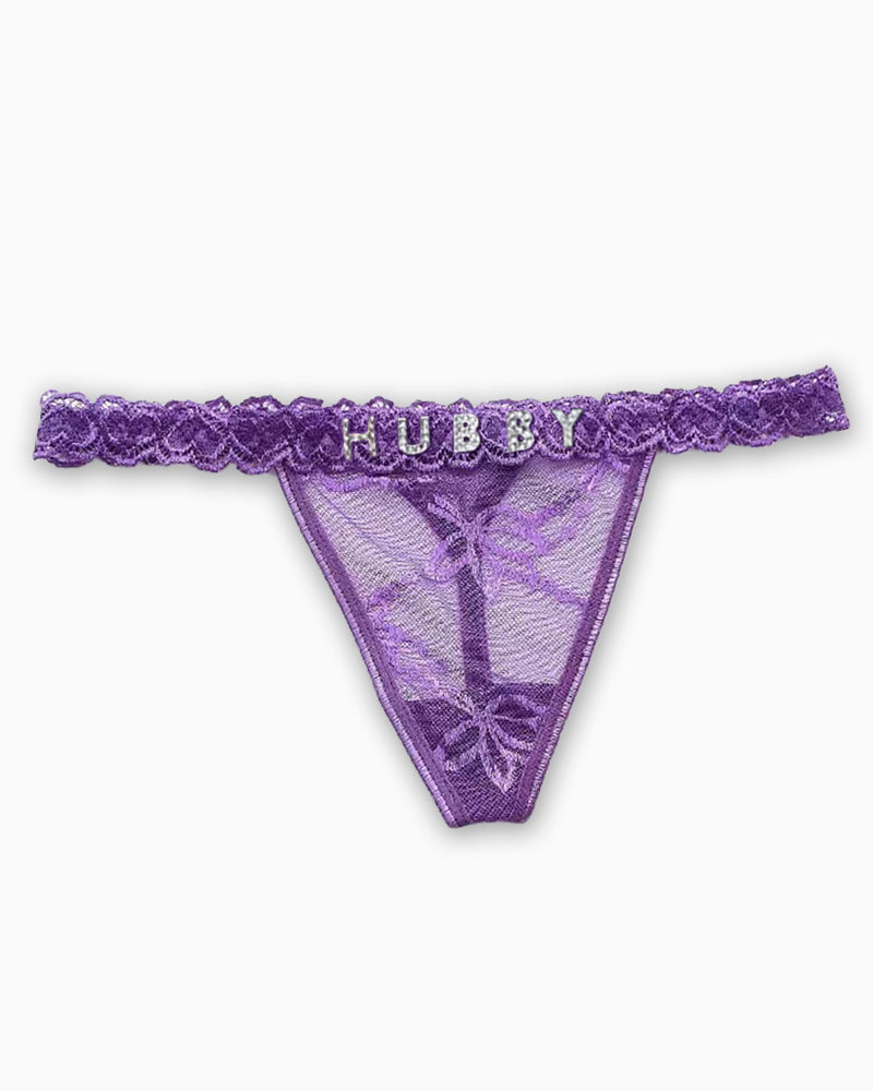 Crystal Babe Lace Thong – Pack of 8 + 1 Free