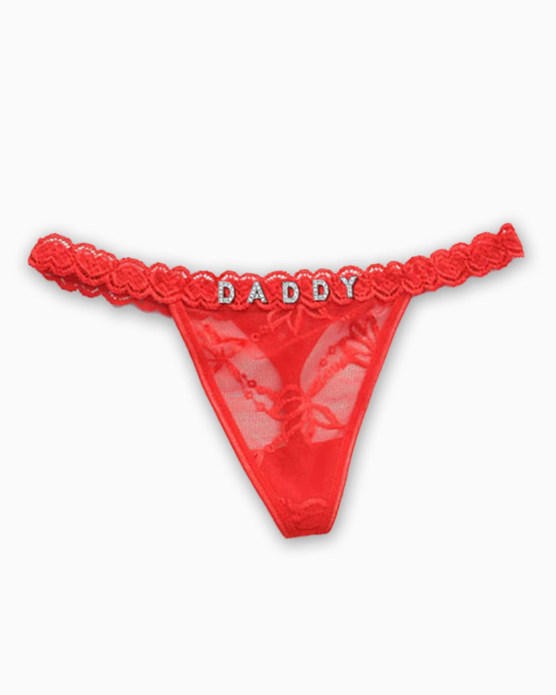 Crystal Babe Lace Thong – Pack of 8 + 1 Free