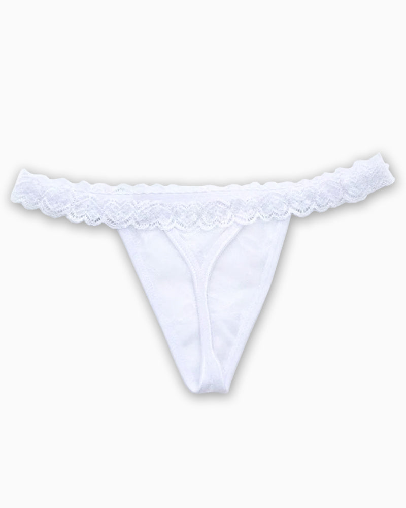 Crystal Babe Lace Thong – Pack of 8 + 1 Free