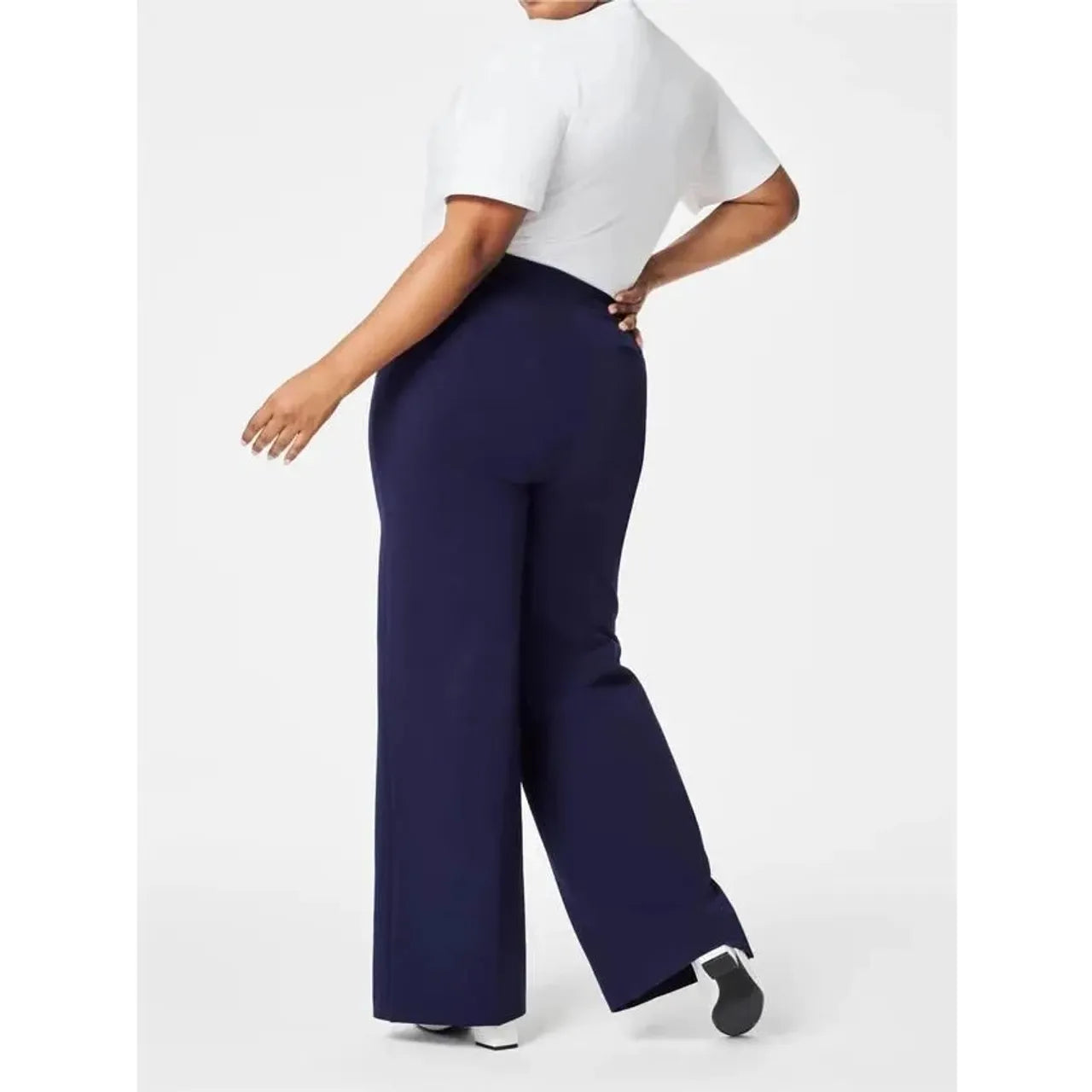 Tummy Control Button Wide Leg Pant Buy 1 Get 1 Free