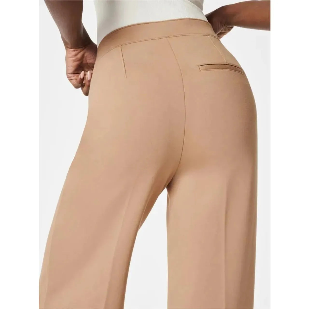 Tummy Control Button Wide Leg Pant Buy 1 Get 1 Free